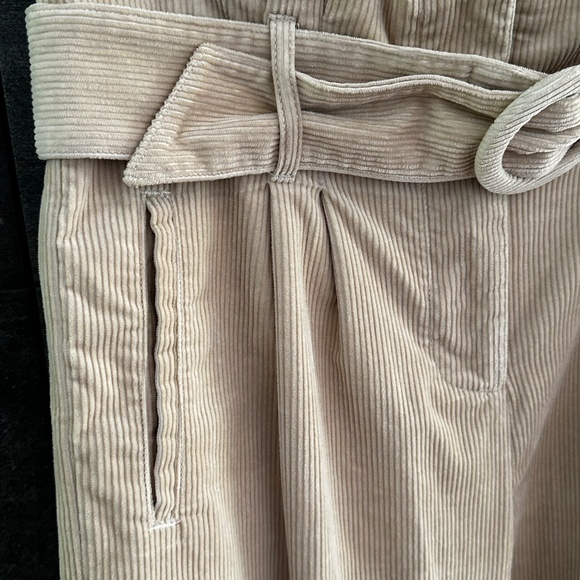 Sezane Cream High-Waisted Trousers - Picture 11 of 12